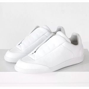 PURE WHITE LOW-TOP LEATHER MAISON MARTIN MARGIELA